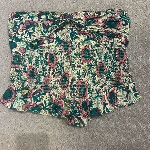 Free People Floral Tube Top